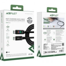 Дата кабель USB-C to USB-C 1.2m 100 W with display C7-03 Acefast (6974316282778) - Фото