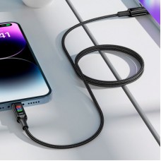 Дата кабель USB-C to USB-C 1.2m 100 W with display C7-03 Acefast (6974316282778) - Фото