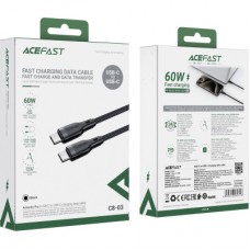 Дата кабель USB-C to USB-C 1.2m 3A C8-03 Acefast (6974316282716) - Фото