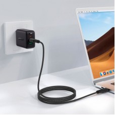 Дата кабель USB-C to USB-C 1.2m 3A C8-03 Acefast (6974316282716) - Фото