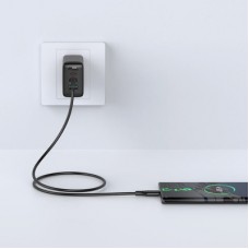 Дата кабель USB-C to USB-C 1.2m 3A TPE C3-03 Black Acefast (6974316280842) - Фото