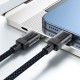 Дата кабель USB-C to USB-C 1.2m 60W stainless steel C12-03 Black Acefast (6974316283317) Дата кабель USB-C to USB-C 1.2m 60W stainless steel C12-03 Black Acefast (6974316283317)