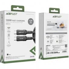 Дата кабель USB-C to USB-C 2.0m 100W C4-03 Acefast (6974316280996) - Фото