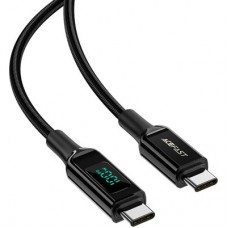 Дата кабель USB-C to USB-C 2.0m 100 W with display C6-03 Acefast (6974316281054) - Фото
