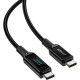 Дата кабель USB-C to USB-C 2.0m 100 W with display C6-03 Acefast (6974316281054)