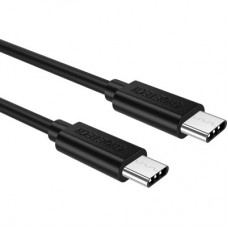 Дата кабель Кабель USB 2.0 Type-C M-M, 0.5 м,чорний Choetech Choetech (CC0001-V4-PE) - Фото