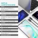 Дата кабель Кабель USB 2.0 Type-C M-M, 0.5 м,чорний Choetech Choetech (CC0001-V4-PE)