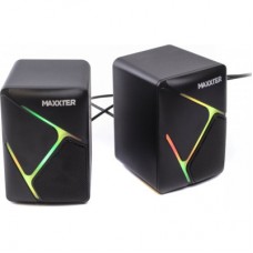 Акустическая система Maxxter CSP-U004RGB USB Black (CSP-U004RGB) - Фото