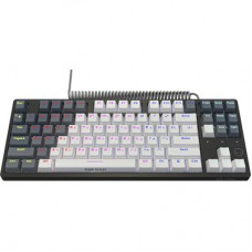 Клавіатура Lorgar Azar 514TKL RGB Mechanical USB UA White/Grey (LRG-GK514TKL-WH-UA) - Фото