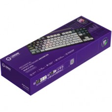 Клавіатура Lorgar Azar 514TKL RGB Mechanical USB UA White/Grey (LRG-GK514TKL-WH-UA) - Фото