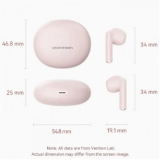Наушники Vention Elf Earbuds E06 Pink (NBKP0) - Фото