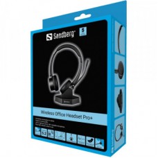 Наушники Sandberg Wireless Office Headset Pro+ Bluetooth Black (126-18) - Фото