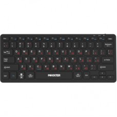 Клавіатура Maxxter KBW-C01B-UA Wireless UA Black (KBW-C01B-UA) - Фото