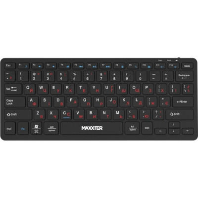 Клавіатура Maxxter KBW-C01B-UA Wireless UA Black (KBW-C01B-UA)