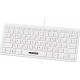 Клавіатура Maxxter KBM-C01W-UA USB UA White (KBM-C01W-UA)