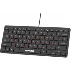 Клавіатура Maxxter KBM-C01B-UA USB UA Black (KBM-C01B-UA) - Фото