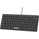 Клавіатура Maxxter KBM-C01B-UA USB UA Black (KBM-C01B-UA)