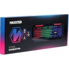 Клавіатура Maxxter KBG-UML-02B-UA USB UA Black (KBG-UML-02B-UA) - Фото