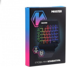 Клавіатура Maxxter KBG-OH-01B-UA USB UA Black (KBG-OH-01B-UA) - Фото