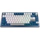 Клавиатура MONTECH MKey Pro Darkness Wireless/Bluetooth UA Blue/White (MKPRO75FB)