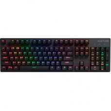 Клавіатура Hator Icefall Mecha Rainbow Wireless/USB Black (HTK204UA) - Фото