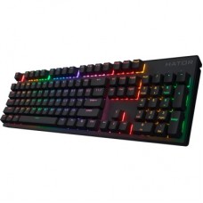 Клавіатура Hator Icefall Mecha Rainbow Wireless/USB Black (HTK204UA) - Фото