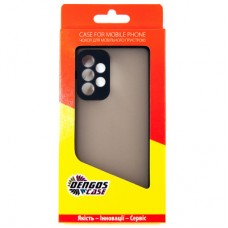 Чохол для мобільного телефона Dengos Matte Samsung Galaxy A53 (black) (DG-TPU-MATT-100) - Фото