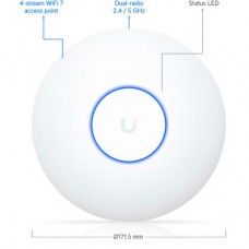 Точка доступа Wi-Fi Ubiquiti UniFi U7 Lite (U7-Lite) - Фото