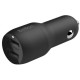 Зарядное устройство Belkin Car Charger (24W) Dual USB-A, USB-A - USB-C, 1m, black (CCE001BT1MBK) Зарядное устройство Belkin Car Charger (24W) Dual USB-A, USB-A - USB-C, 1m, black (CCE001BT1MBK)