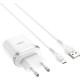 Зарядний пристрій HOCO C12Q Smart QC3.0 charger set (Micro) White (6931474716286)