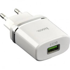 Зарядний пристрій HOCO C12Q Smart QC3.0 charger White (6931474716262) - Фото