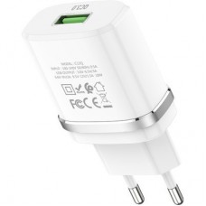 Зарядний пристрій HOCO C12Q Smart QC3.0 charger White (6931474716262) - Фото