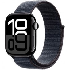 Смарт-часы Apple Watch Series 10 GPS 42mm Jet Black Aluminium Case with Ink Sport Loop (MWWG3QH/A) - Фото