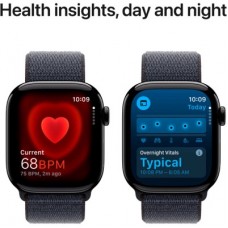 Смарт-часы Apple Watch Series 10 GPS 42mm Jet Black Aluminium Case with Ink Sport Loop (MWWG3QH/A) - Фото
