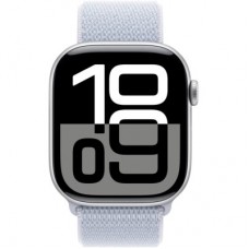 Смарт-часы Apple Watch Series 10 GPS 46mm Silver Aluminium Case with Blue Cloud Sport Loop (MWWN3QH/A) - Фото