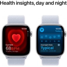Смарт-часы Apple Watch Series 10 GPS 46mm Silver Aluminium Case with Blue Cloud Sport Loop (MWWN3QH/A) - Фото
