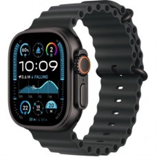 Смарт-часы Apple Watch Ultra 2 2024 GPS + Cellular 49mm Black Titanium Case with Black Ocean Band (MX4P3UL/A) - Фото