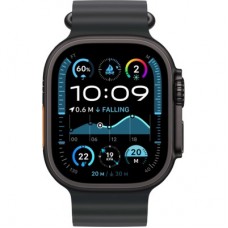 Смарт-часы Apple Watch Ultra 2 2024 GPS + Cellular 49mm Black Titanium Case with Black Ocean Band (MX4P3UL/A) - Фото