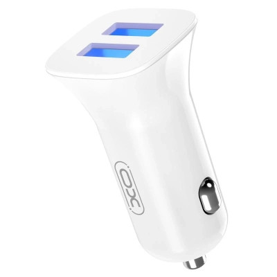 Зарядное устройство XO CC31 2.4A/2 USB White (XO-СC31-WH)