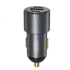 Зарядное устройство XO CC45 1 USB QC 3.0 + 2 Type-C PD (60W) Black (XO-CC45-BK) - Фото