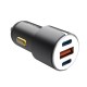 Зарядное устройство XO CC45 1 USB QC 3.0 + 2 Type-C PD (60W) Black (XO-CC45-BK) Зарядное устройство XO CC45 1 USB QC 3.0 + 2 Type-C PD (60W) Black (XO-CC45-BK)