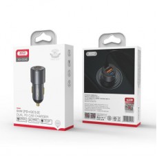 Зарядное устройство XO CC45 1 USB QC 3.0 + 2 Type-C PD (60W) Black (XO-CC45-BK) - Фото