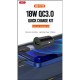 Зарядное устройство XO TZ12 QC3.0 (1USB/18W) + USB - Type-C Black (XO-TZ12-BK)