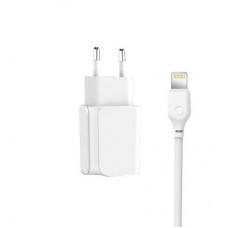 Зарядное устройство XO L35D 2USB / 2.1А + Lightning white (XO-L35-LGHT) Зарядное устройство XO L35D 2USB / 2.1А + Lightning white (XO-L35-LGHT) - Фото