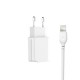 Зарядное устройство XO L35D 2USB / 2.1А + Lightning white (XO-L35-LGHT)