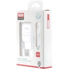 Зарядное устройство XO L37 2.1A/1USB + cable Lightning White (L37i-WH) Зарядное устройство XO L37 2.1A/1USB + cable Lightning White (L37i-WH) - Фото