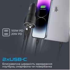 Зарядний пристрій Promate powerdrive-120.black - Фото