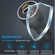 Зарядний пристрій Promate powerdrive-120.black - Фото