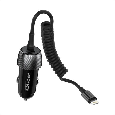 Зарядний пристрій Promate powerdrive-33ppi.black
