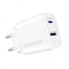 Зарядний пристрій Promate biplug-2.white - Фото